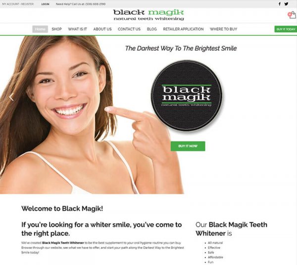 Black Magik teeth whitening featured